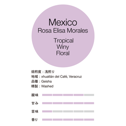 メキシコ ローサ エリサ モラレス - BE A GOOD NEIGHBOR COFFEE KIOSK
